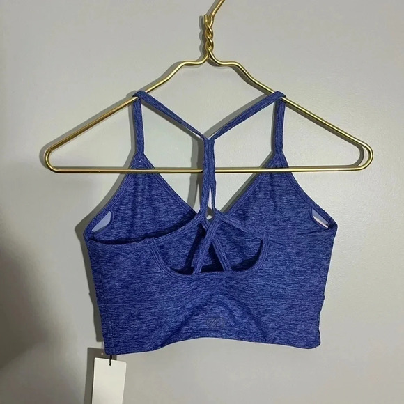 NWT Calia Cozy essentials long line‎ bra blue heather –  Size XS - Picture 4 of 5